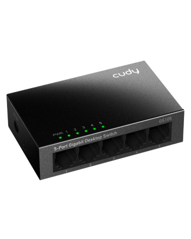 Коммутатор CUDY 5-Port Gigabit Metal  Switch 8-Port Gigabit Ethernet Switch, 8 10/100/1000M RJ45 Ports, IGMP Snooping, Loop Dete
