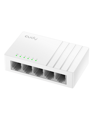 Коммутатор CUDY 5-Port Gigabit Splitter with USB C 5-Port Gigabit Desktop Switch, 5 10/100/1000M RJ45 Ports, Loop Detection, Des