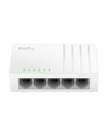 Коммутатор CUDY 5-Port 10/100 Mbps Desktop Switch 5-Port 10/100 Mbps Desktop Switch, 5 10/100M RJ45 Ports, Loop Detection, Deskt