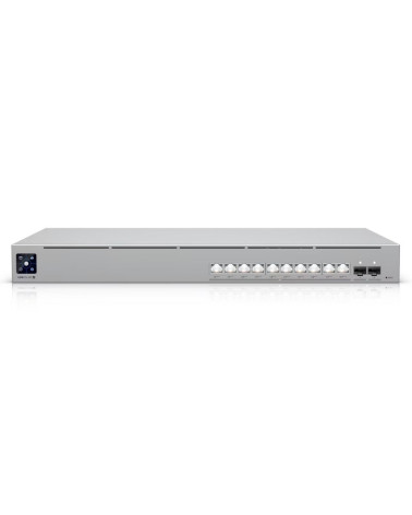 Ubiquiti UniFi Switch Pro XG 10 PoE PoE-коммутатор в стойку, 10х 10G RJ45, 2х 10G SFP+, раздача 400 Вт