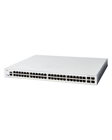 Коммутатор CISCO Catalyst 1300 48x 10/100/1000 Ethernet RJ-45 ports, 4x 1G SFP uplinks, RackMount kit, C1300-48T-4G