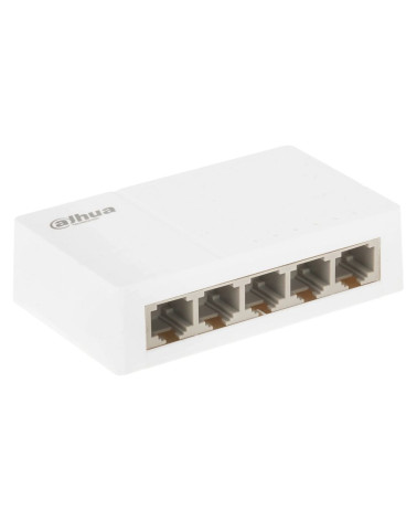 Коммутатор Dahua 5-port 10/100M RJ45 Non-PoE Switch, Plastic case