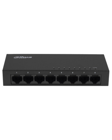 Коммутатор Dahua 8-port Gigabit RJ45 Non-PoE Switch, Metal case