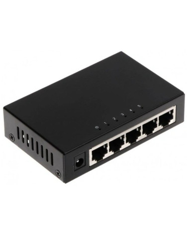 Коммутатор Dahua 5-port Gigabit RJ45 Non-PoE Switch, Metal case