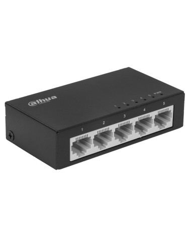 Коммутатор Dahua 5-port 10/100M RJ45 Non-PoE Switch, Metal case