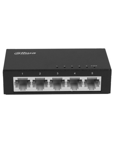 Коммутатор Dahua 5-port 10/100M RJ45 Non-PoE Switch, Metal case
