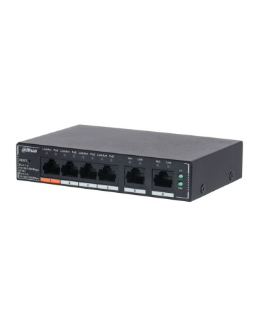 Коммутатор Dahua 6-Port Cloud Managed Gigabit Switch with 4-Port PoE