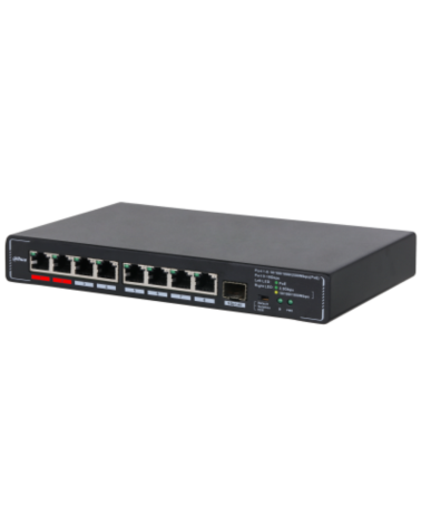 Коммутатор Dahua 9-Port Unmanaged Multi-Gigabit PoE Switch with 8-Port PoE