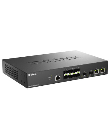 Коммутатор D-Link DGS-1210-10XS/ME/C1A Управляемый L2 коммутатор с 8 портами 1000Base-X SFP и 2 комбо-портами 10GBase-T/SFP+