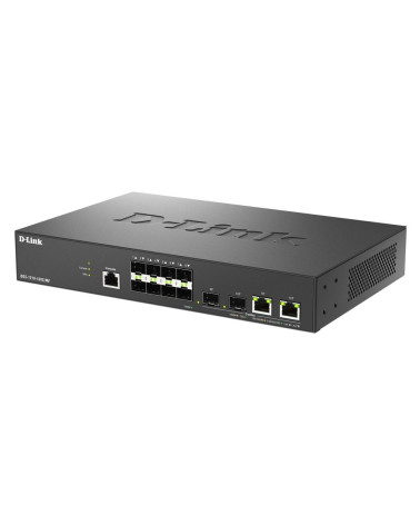 Коммутатор D-Link DGS-1210-10XS/ME/C1A Управляемый L2 коммутатор с 8 портами 1000Base-X SFP и 2 комбо-портами 10GBase-T/SFP+