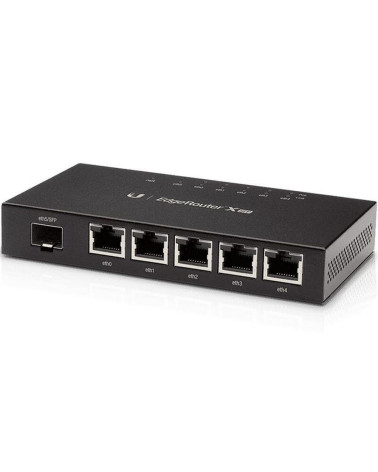 Маршрутизатор Ubiquiti EdgeRouter X SFP |ER-X-SFP| Ubiquiti PoE-маршрутизатор 2 ядра (880 МГц), 5x 1G RJ45, 1x SFP, |ER-X-SFP| р