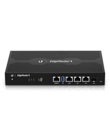 Маршрутизатор Ubiquiti EdgeRouter |ER-4| маршрутизатор 4 ядра (1 ГГц), 3х 1G RJ45, 1х SFP, (020657)