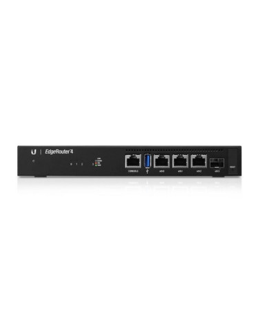 Маршрутизатор Ubiquiti EdgeRouter |ER-4| маршрутизатор 4 ядра (1 ГГц), 3х 1G RJ45, 1х SFP, (020657)