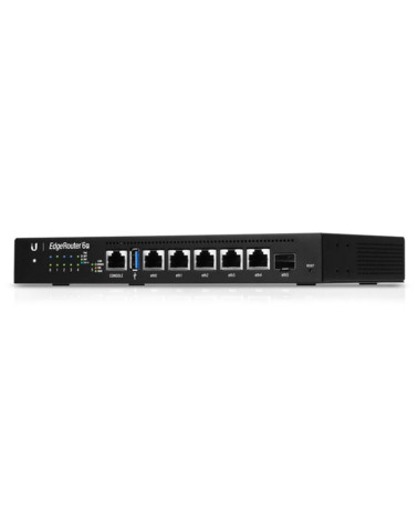 Маршрутизатор Ubiquiti EdgeRouter 6P |ER-6P| маршрутизатор 4 ядра (1 ГГц), 5х 1G RJ45, 1х SFP, раздача PoE