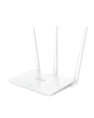 Маршрутизатор Tenda F3 Wi-Fi роутер N300 до 300 Мбит/с на 2,4 ГГц, 3x5dBi антенны, LAN 3x10/100 Мбит/с, WAN 1x10/100 Мбит/с