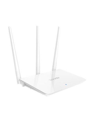 Маршрутизатор Tenda F3 Wi-Fi роутер N300 до 300 Мбит/с на 2,4 ГГц, 3x5dBi антенны, LAN 3x10/100 Мбит/с, WAN 1x10/100 Мбит/с