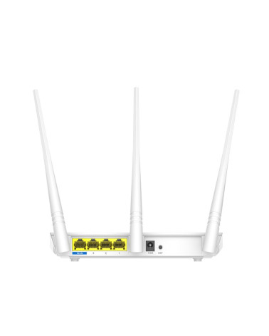 Маршрутизатор Tenda F3 Wi-Fi роутер N300 до 300 Мбит/с на 2,4 ГГц, 3x5dBi антенны, LAN 3x10/100 Мбит/с, WAN 1x10/100 Мбит/с