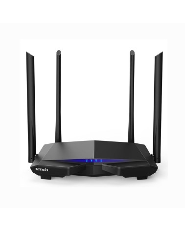 Маршрутизатор Tenda AC6 Двухдиапазонный WiFi роутер AC1200 до 300 Мбит/с на 2,4 ГГц + до 867 Мбит/с до 5 ГГц, LAN 3x100 Мбит/с, 