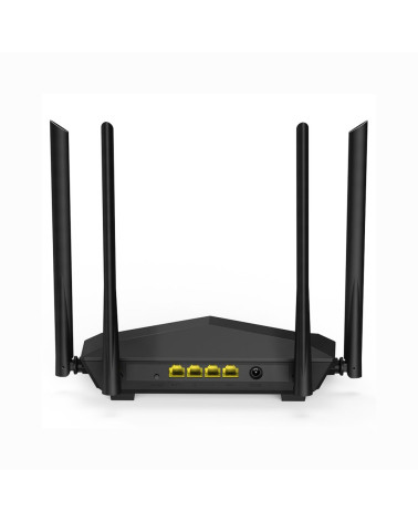 Маршрутизатор Tenda AC6 Двухдиапазонный WiFi роутер AC1200 до 300 Мбит/с на 2,4 ГГц + до 867 Мбит/с до 5 ГГц, LAN 3x100 Мбит/с, 