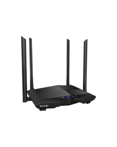 Маршрутизатор Tenda AC10 Двухдиапазонный гигабитный Wi-Fi роутер AC1200 до 300 Мбит/с на 2,4 ГГц + до 867 Мбит/с до 5 ГГц, LAN 3