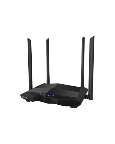 Маршрутизатор Tenda AC10 Двухдиапазонный гигабитный Wi-Fi роутер AC1200 до 300 Мбит/с на 2,4 ГГц + до 867 Мбит/с до 5 ГГц, LAN 3