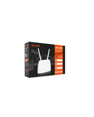 Маршрутизатор Tenda 4G07 Двухдиапазонный Wi-Fi 4G роутер AC1200 2,4/5 ГГц, до 1167 Мбит/с, 4G до150 Мбит/с, LAN 1x1 Гбит/с, WAN 