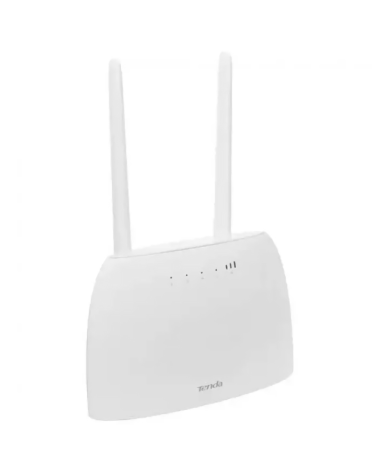 Маршрутизатор Tenda 4G06 Wi-Fi Роутер N300, 2,4 ГГц до 300 Мбит/с, LTE/3G/4G до 150 Мбит/с, SIM-слот, 2 внешние 4G/3G антенны + 