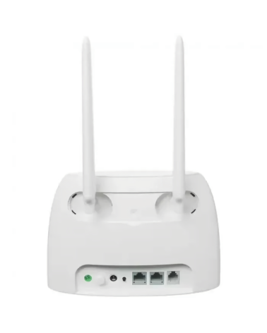 Маршрутизатор Tenda 4G06 Wi-Fi Роутер N300, 2,4 ГГц до 300 Мбит/с, LTE/3G/4G до 150 Мбит/с, SIM-слот, 2 внешние 4G/3G антенны + 
