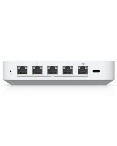 Ubiquiti UniFi Gateway Max Маршрутизатор 4 ядра (1,5 ГГц), 4х 2.5G LAN, 1х 2.5G WAN
