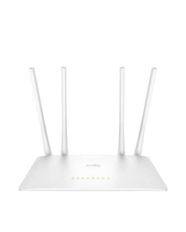 Маршрутизатор CUDY AC1200 Wi-Fi Router Dual Band, Chipset MediaTek, 802.11ac/a/b/g/n, 867Mbps at 5GHz + 300Mbps at 2.4GHz, 5 × 1