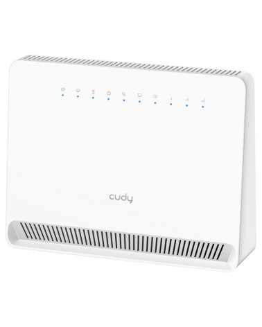 Модем CUDY N300 Wi-Fi 4G LTE-Cat4 VoLTE Router, build-in 4G LTE modem,  4 10/100M RJ45 Ports, 1 RJ11 Port, VoLTE, Nano SIM Slot,