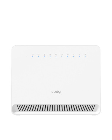 Модем CUDY N300 Wi-Fi 4G LTE-Cat4 VoLTE Router, build-in 4G LTE modem,  4 10/100M RJ45 Ports, 1 RJ11 Port, VoLTE, Nano SIM Slot,