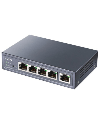 Маршрутизатор CUDY Gigabit Multi-WAN VPN Router, 1 GbE WAN,  1GbE LAN, 3 Configurable WAN/LAN,  Load balancing,  Link Backup, Ze