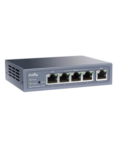 Маршрутизатор CUDY Gigabit Multi-WAN VPN Router, 1 GbE WAN,  1GbE LAN, 3 Configurable WAN/LAN,  Load balancing,  Link Backup, Ze