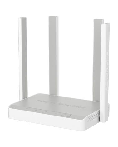 Маршрутизатор (Keenetic) Netcraze Viva (NC-1913) Гигабитный интернет-центр с Mesh Wi-Fi 5 AC1200,  4-портовым Smart-коммутатором