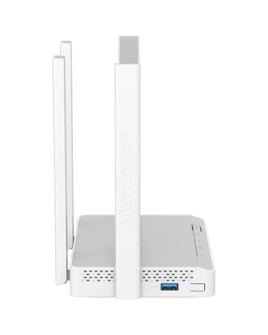 Маршрутизатор (Keenetic) Netcraze Viva (NC-1913) Гигабитный интернет-центр с Mesh Wi-Fi 5 AC1200,  4-портовым Smart-коммутатором