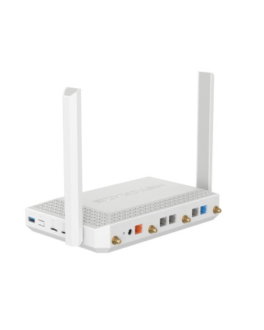 Маршрутизатор NETCRAZE (Keenetic) Netcraze Hero 5G (NC-4110)  Мультигигабитный интернет-центр с модемом 5G, двумя слотами для SI