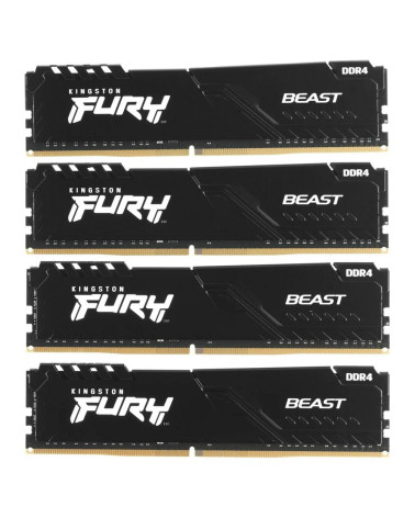 Модуль памяти Kingston 64GB Kingston DDR4 3600 DIMM FURY Beast Black Gaming Memory KF436C18BBK4/64 Non-ECC, CL18, 1.35V, KF436C1