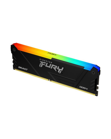 Модуль памяти Kingston 16GB DDR4 3200MHz DIMM FURY Beast Black RGB XMP CL16, 1.35V 288-pin Non-ECC