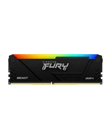 Модуль памяти Kingston 16GB DDR4 3600MHz DIMM FURY Beast Black RGB XMP CL18, 1.35V 288-pin Non-ECC