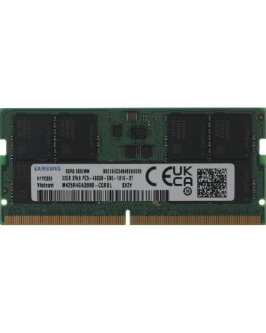 Модуль памяти Samsung 32GB DDR5 SODIMM 4800MHz 2Rx8 1.1V, M425R4GA3BB0-CQK