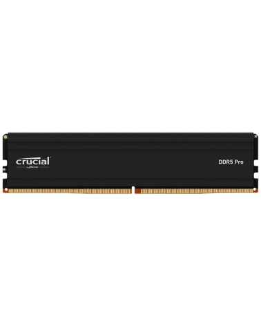 Модуль памяти 32GB Crucial DDR5 5600 UDIMM Pro Black Desktop Memory Non-ECC, CL46, 1.1V, DRx8, RTL