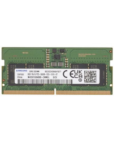 Модуль памяти Samsung 8GB Samsung DDR5 5600 SODIMM EOL Laptop Non-ECC, CL46, 1.1V, 1Rx16, Bulk