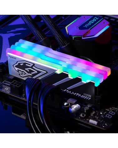 Модуль памяти Apacer DDR5 DIMM 6000-38 2048x8 32GB 1.35V OC Panther RGB DDR5 w/HS RP-K2