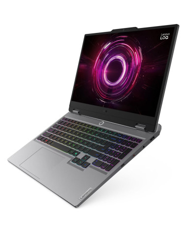 Ноутбук Lenovo LOQ 15AHP10 AMD Ryzen 7 250/16Gb (1*16 D5)/SSD512Gb/RTX5060 8Gb (100W)/15.6"/IPS/FHD/1920x1080/144Hz/Win11 (SL En