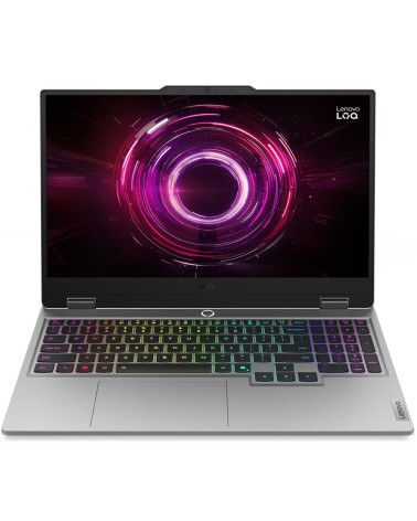 Ноутбук Lenovo LOQ 15AHP10 AMD Ryzen 7 250/16Gb (1*16 D5)/SSD512Gb/RTX5060 8Gb (100W)/15.6"/IPS/FHD/1920x1080/144Hz/Win11 (SL En