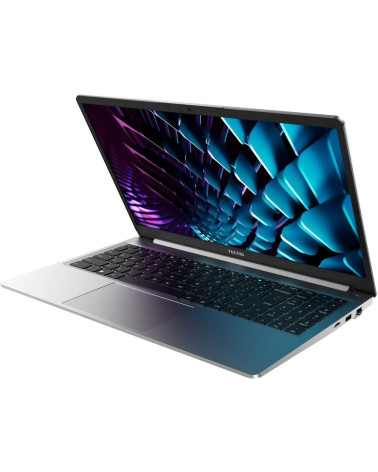Ноутбук TECNO MegaBook K15SFA AMD Ryzen 7 7735HS/16Gb (soldered D5)/SSD1Tb/UMA/15.6"/IPS/FHD/1920x1080/60Hz/Win11/RJ-45/Silver/1