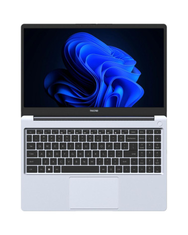 Ноутбук TECNO MegaBook K15SFA AMD Ryzen 7 7735HS/16Gb (soldered D5)/SSD1Tb/UMA/15.6"/IPS/FHD/1920x1080/60Hz/Win11/RJ-45/Silver/1