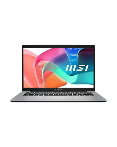 Ноутбук MSI Modern 14 F1MG-816XRU Intel Core 5 120U/16Gb (1*16 D4)/SSD512Gb/UMA/14"/IPS/FHD/1920x1080/60Hz/NoOS/RJ-45/Silver/1.5