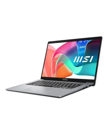 Ноутбук MSI Modern 14 F1MG-816XRU Intel Core 5 120U/16Gb (1*16 D4)/SSD512Gb/UMA/14"/IPS/FHD/1920x1080/60Hz/NoOS/RJ-45/Silver/1.5